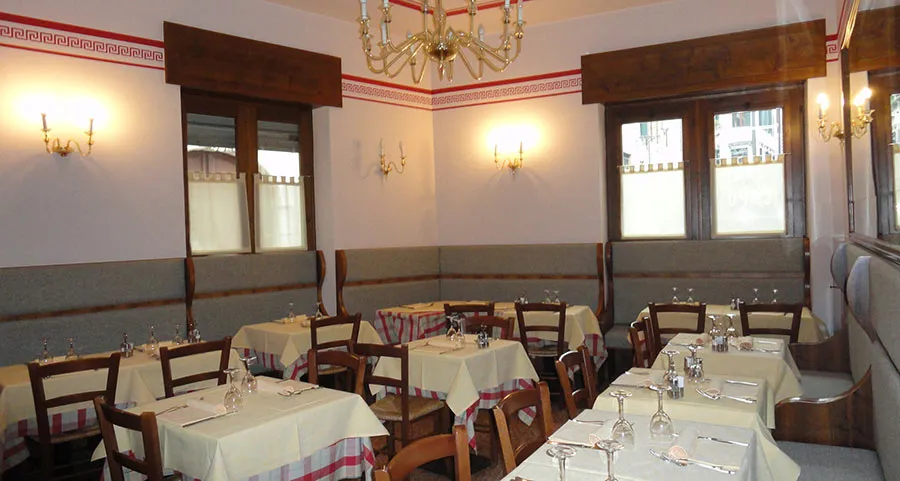 Piatti e ambienti dell'Osteria dal Capo
